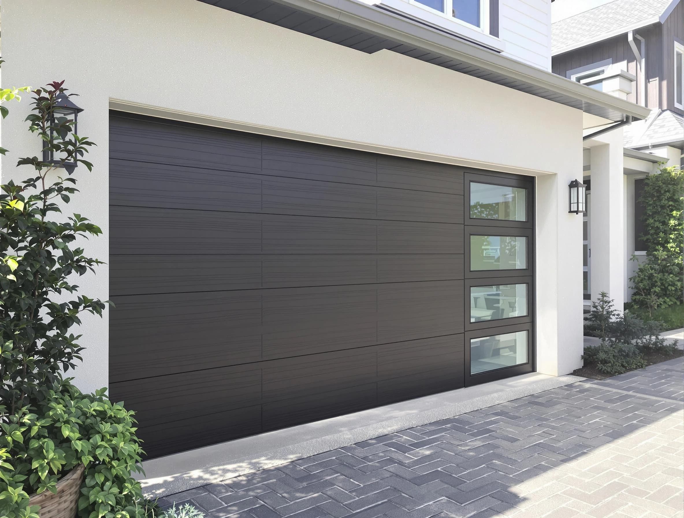 Custom garage door installation by Fair Oaks Garage Door Repair in Fair Oaks