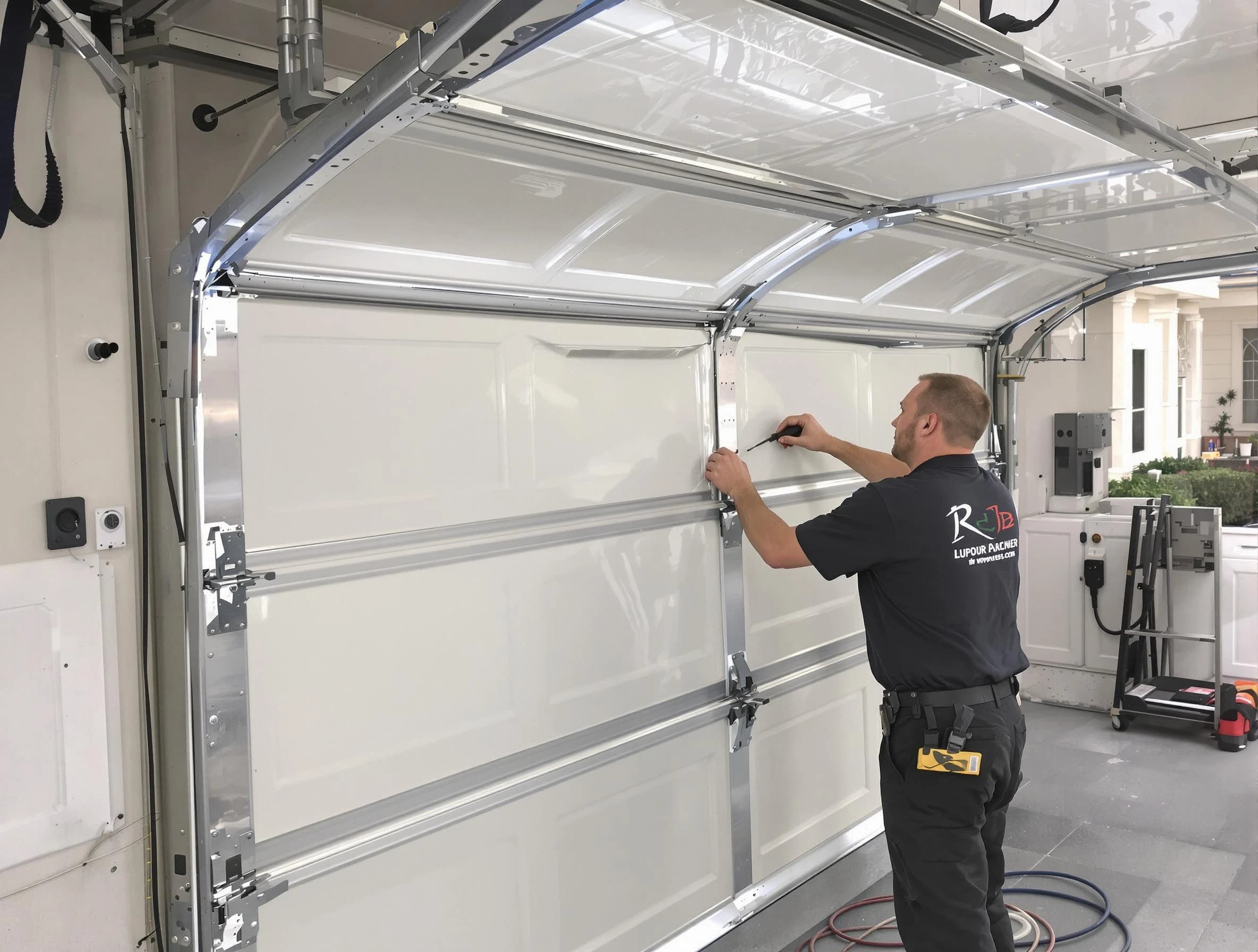 Fair Oaks Garage Door Repair professional performing panel repair in Fair Oaks