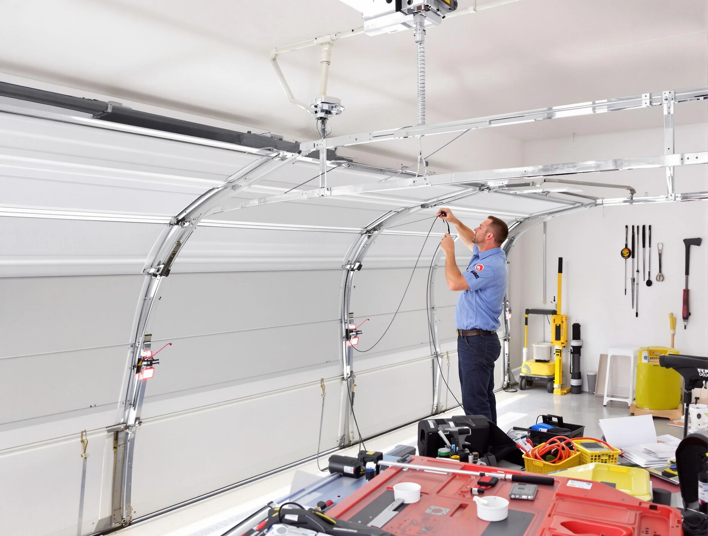 Garage door cable repair service by Fair Oaks Garage Door Repair in Fair Oaks
