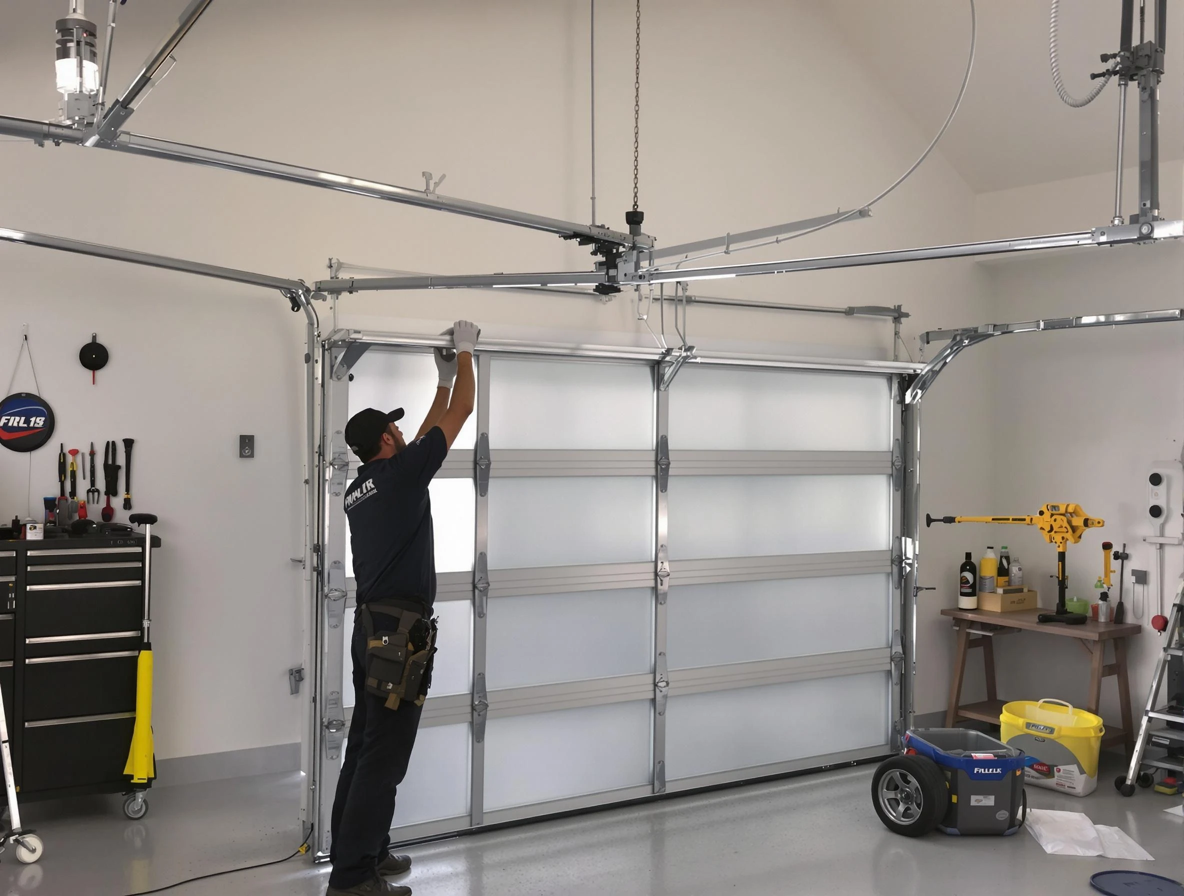 Fair Oaks Garage Door Repair certified team performing precision garage door installation in Fair Oaks