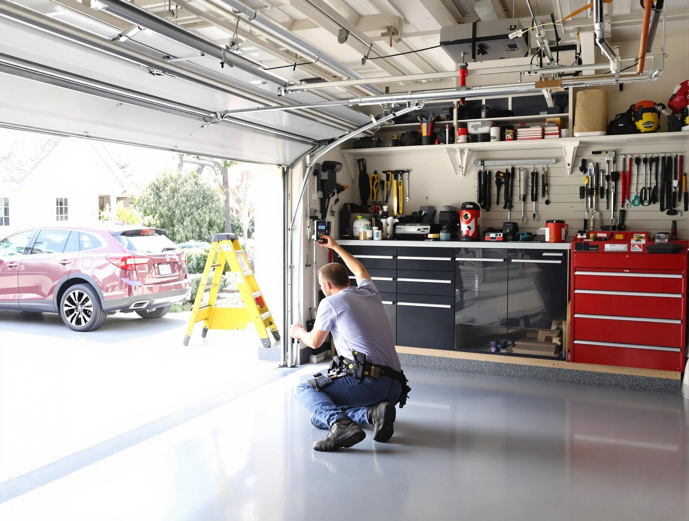 Local garage door repair service by Fair Oaks Garage Door Repair in Fair Oaks