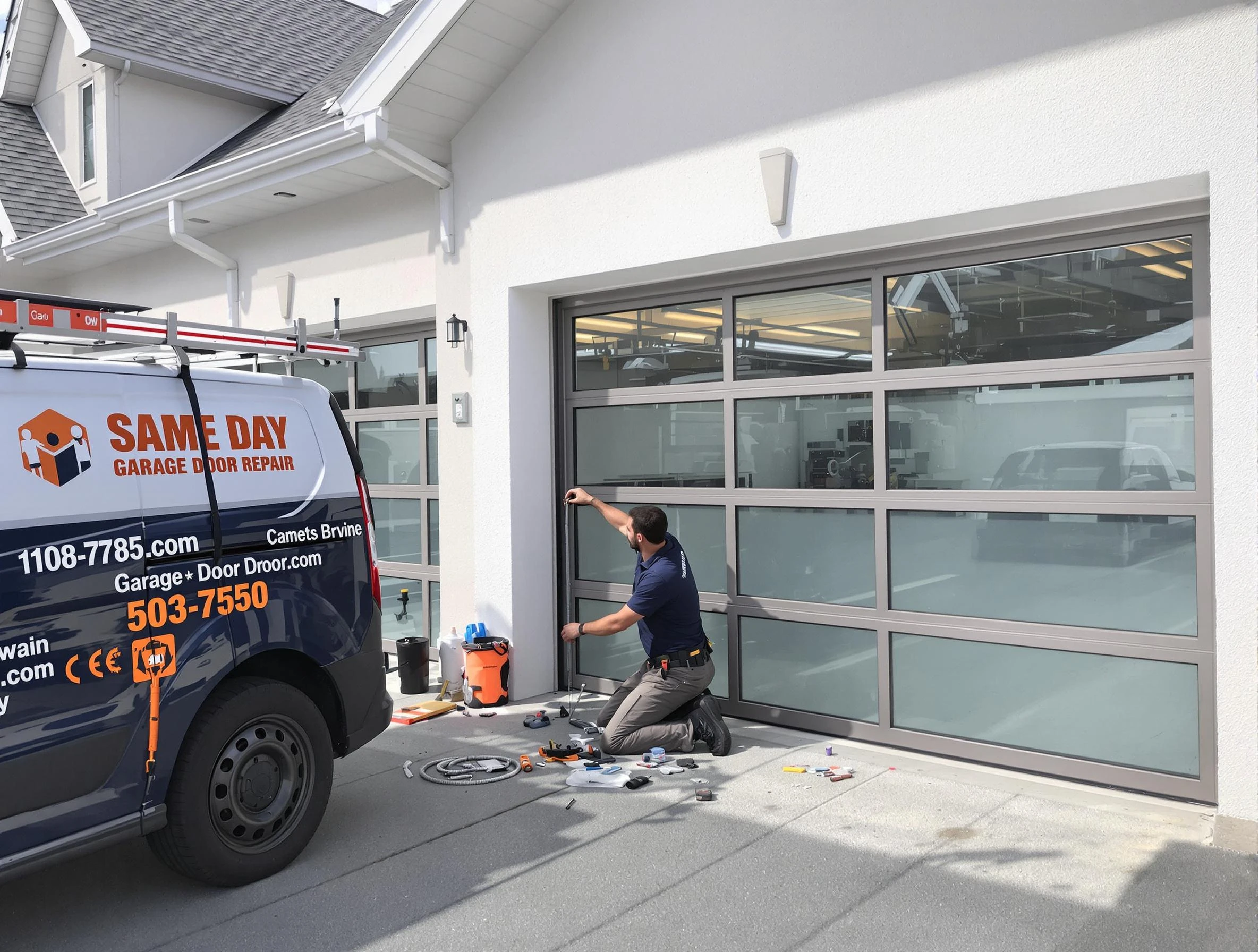 Same-day garage door repair service by Fair Oaks Garage Door Repair in Fair Oaks